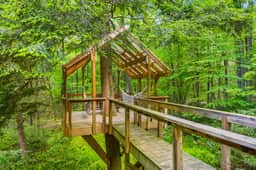 Pocono Tree House with Hot Tub, Privacy & Woods