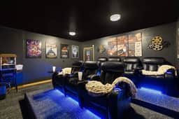 Lakefront, Movie & Game Rooms, Hot Tub, Sauna, etc!
