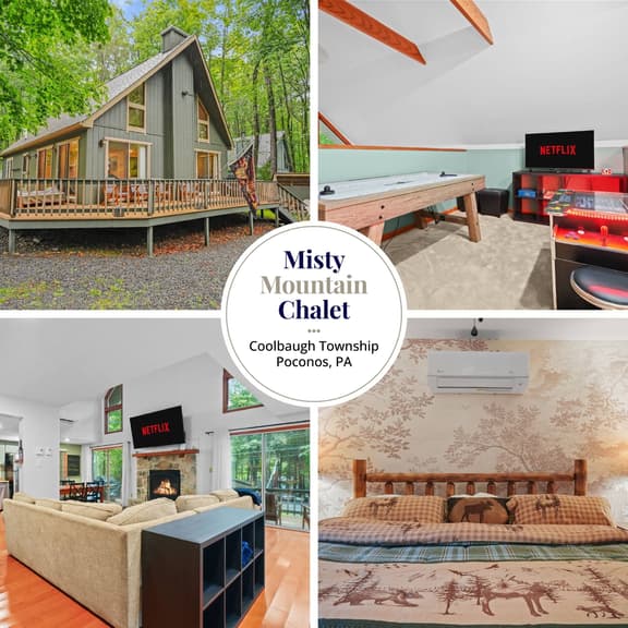 Misty Mountain Chalet - Arcade, Fire Pit & More - Image 1